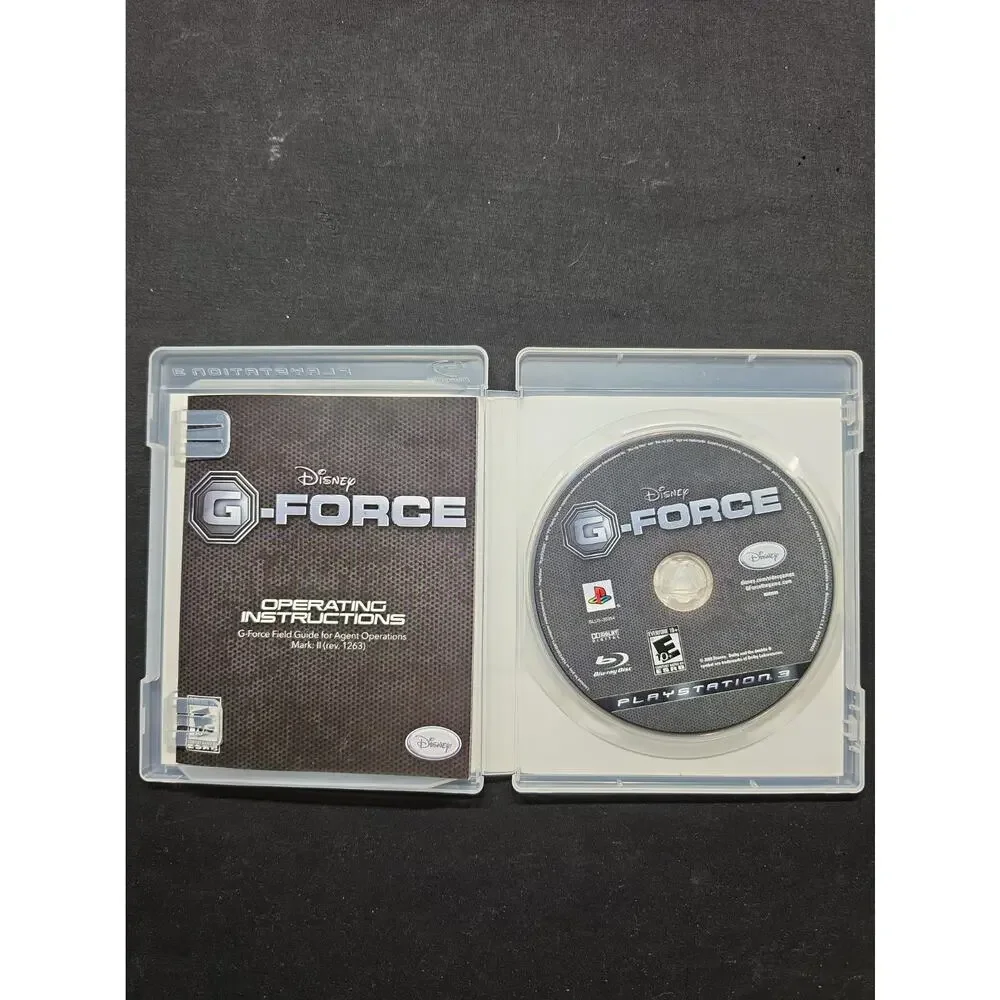 G-Force (Sony PlayStation 3, 2009) Ps3 Tested No Glasses